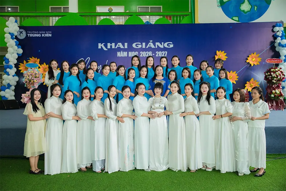 Đội ngũ giáo viên Mầm non Trung Kiên tận tâm, giàu kinh nghiệm