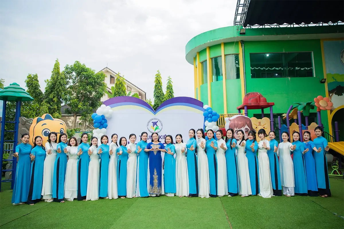 Đội ngũ giáo viên Mầm non Trung Kiên tận tâm, giàu kinh nghiệm