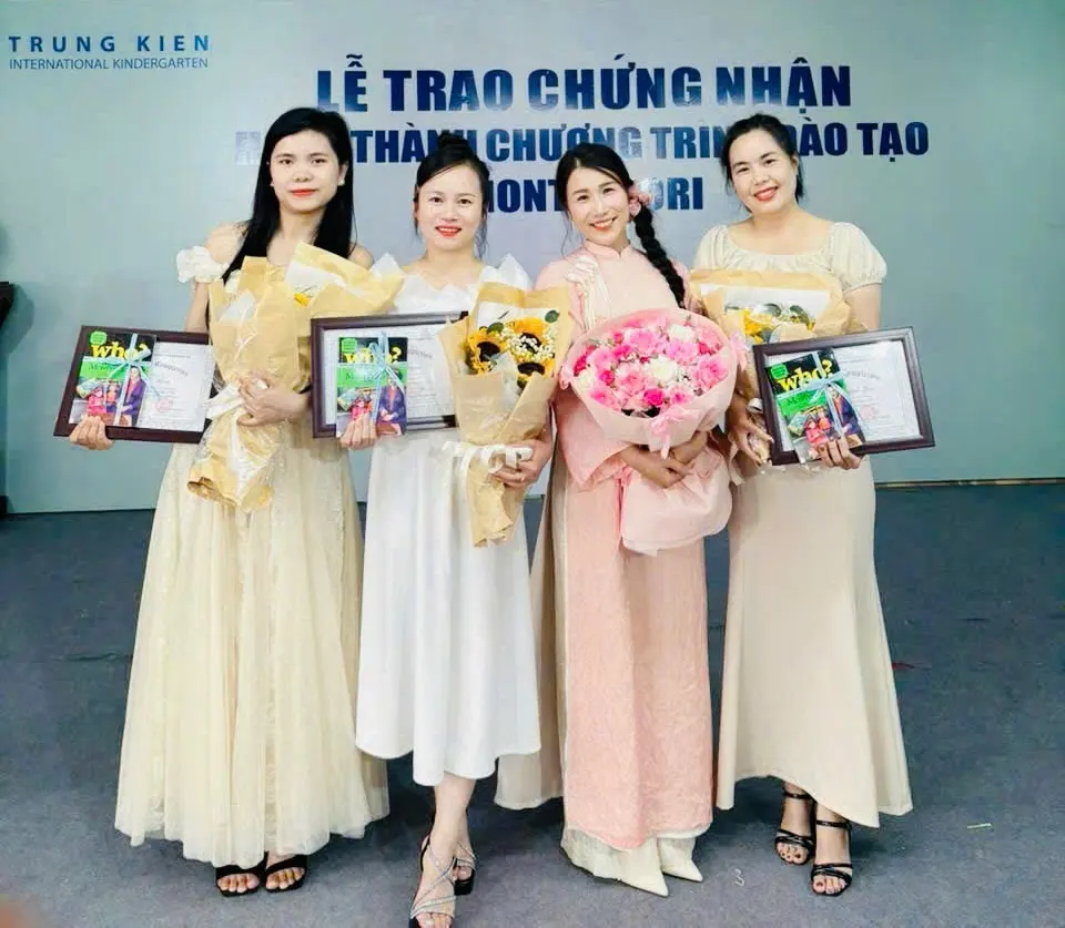 Phương pháp Montessori tại Trường Mầm non Trung Kiên