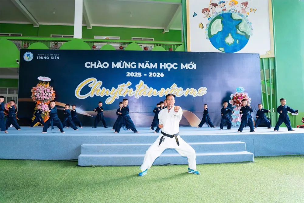 Học võ thuật cho trẻ mầm non tại Hương Khê  Rèn thể chất, tự tin và kỹ năng an toàn