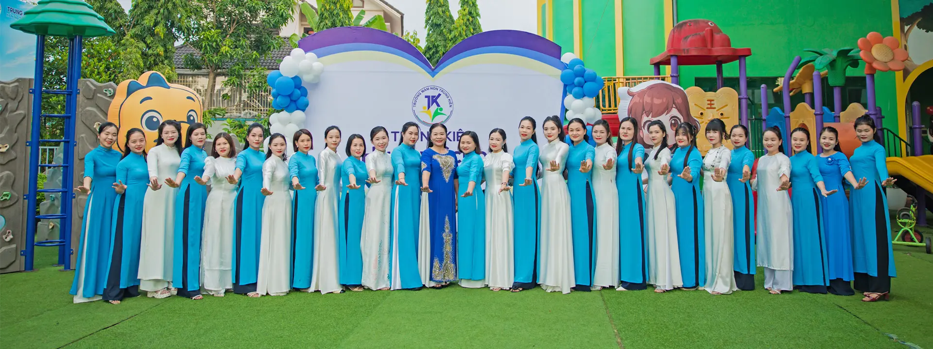 Mầm non Trung Kiên<br>Kết nối yêu thương