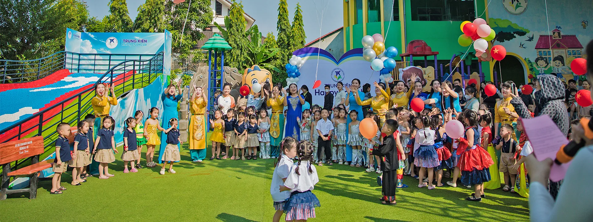 Mầm non Trung Kiên<br>Ươm mầm tương lai