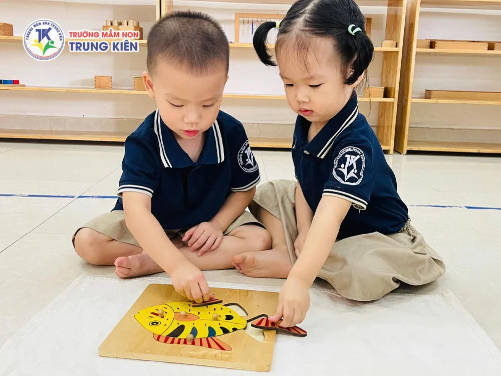 Chương trình giáo dục Montessori chuẩn quốc gia tại Trường Mầm non Trung Kiên