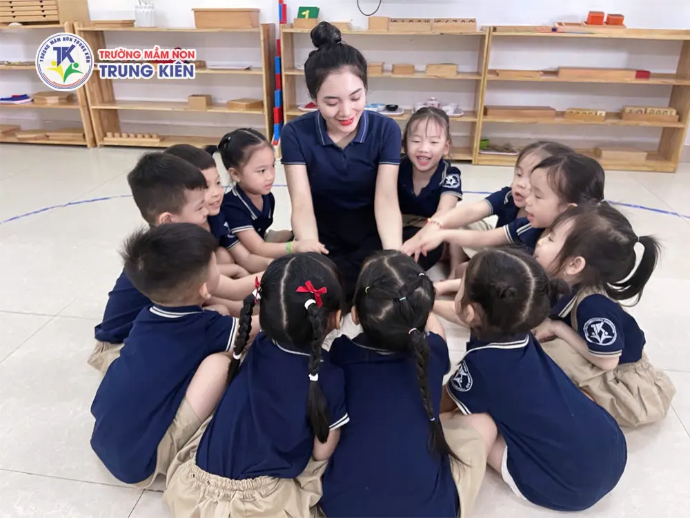Trải nghiệm phương pháp giáo dục tiên tiến tại Trường Mầm non Trung Kiên