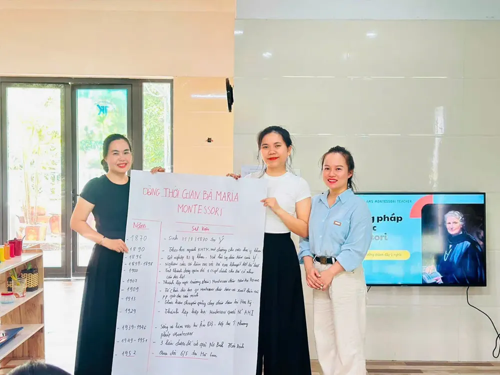 Pháp giáo dục tiên tiến tại Trường Mầm non Trung Kiên