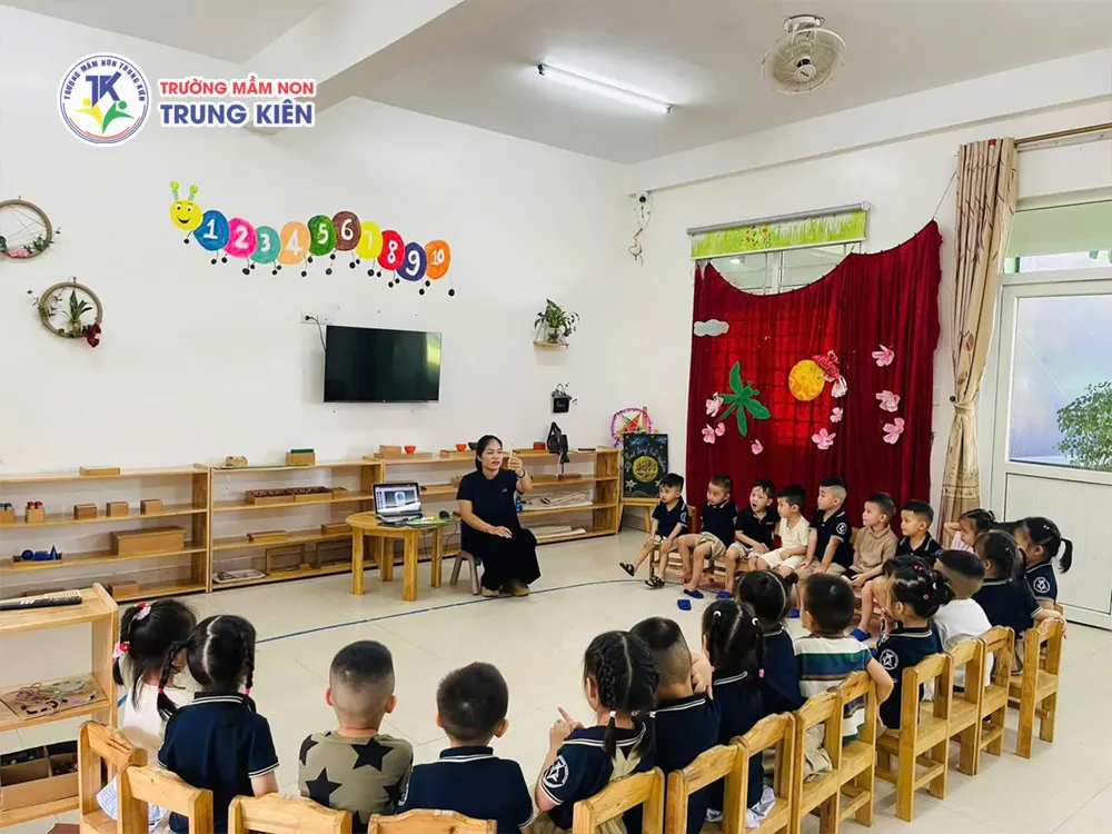 Pháp giáo dục tiên tiến tại Trường Mầm non Trung Kiên